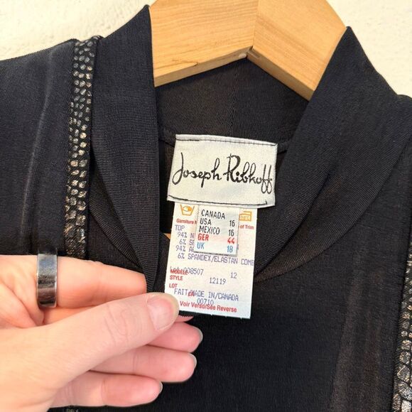 Joseph Ribkoff 2 pc Sleeveless Top & Cardigan Size 16 - Picture 6 of 16